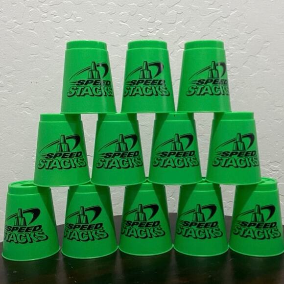 Speed Stacks stacking cups set green - Picture 1 of 2